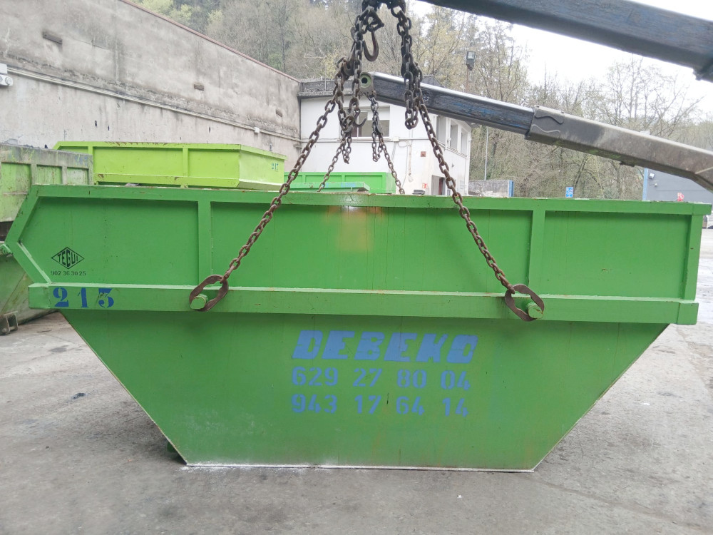 Contenedor cónico con altillo de Debeko